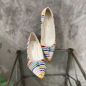 J. Renee “ Zelina” Rainbow color pumps Shoes Pointed Toe women’s Size 7.5 Wide